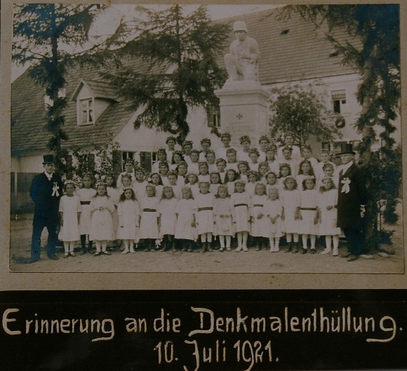 Denkmaleinweihung 1921