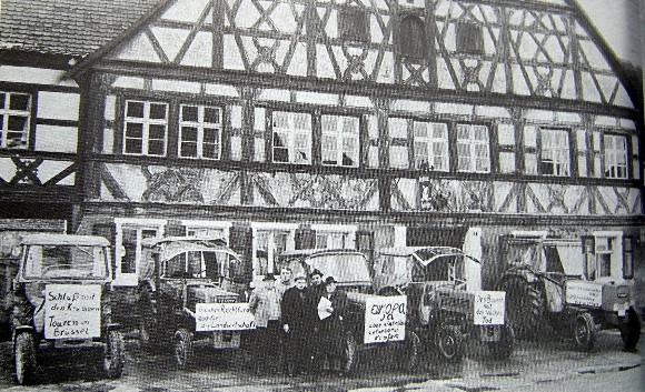 Eine Bauerndemo