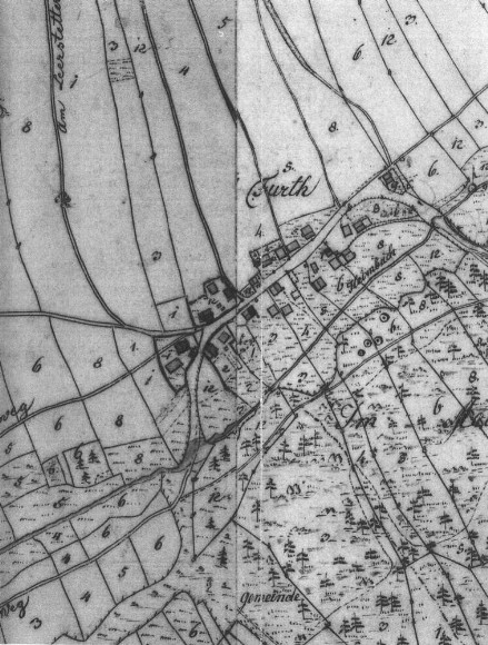 Lageplan 1822